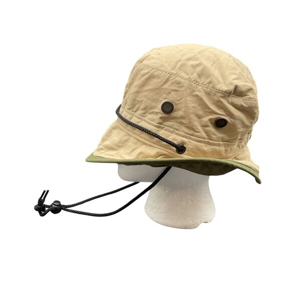 Watership Trading Co. Khaki Boonie Hat Green Brim Size S Cotton Blend Unisex USA - Picture 3 of 6
